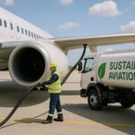 Lec Sustainable Aviation Fuel Center Featured - SAF tanker and plane