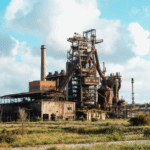 Former industrial facility illustrating sites eligible for EPA Brownfield Cleanup Grants