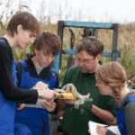 Students and professionals participating in agricultural education and workforce development supported by USDA AFRI